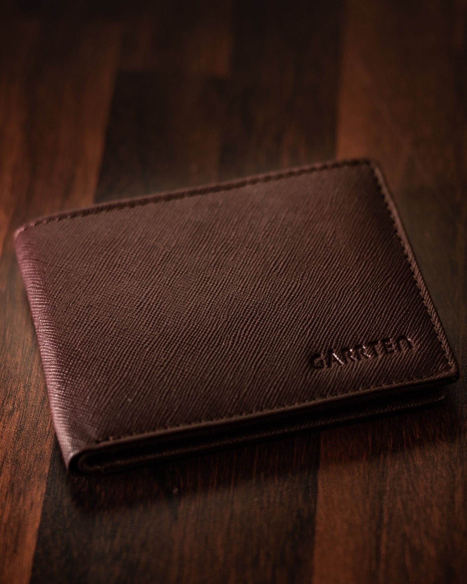 319 Saffiano Wallet - Chocolate