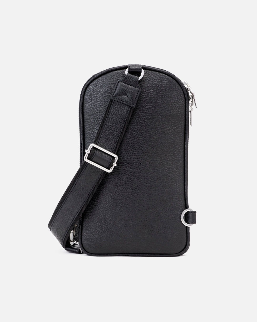 518 Leather Crossbody Sling Bag - Carbon Black