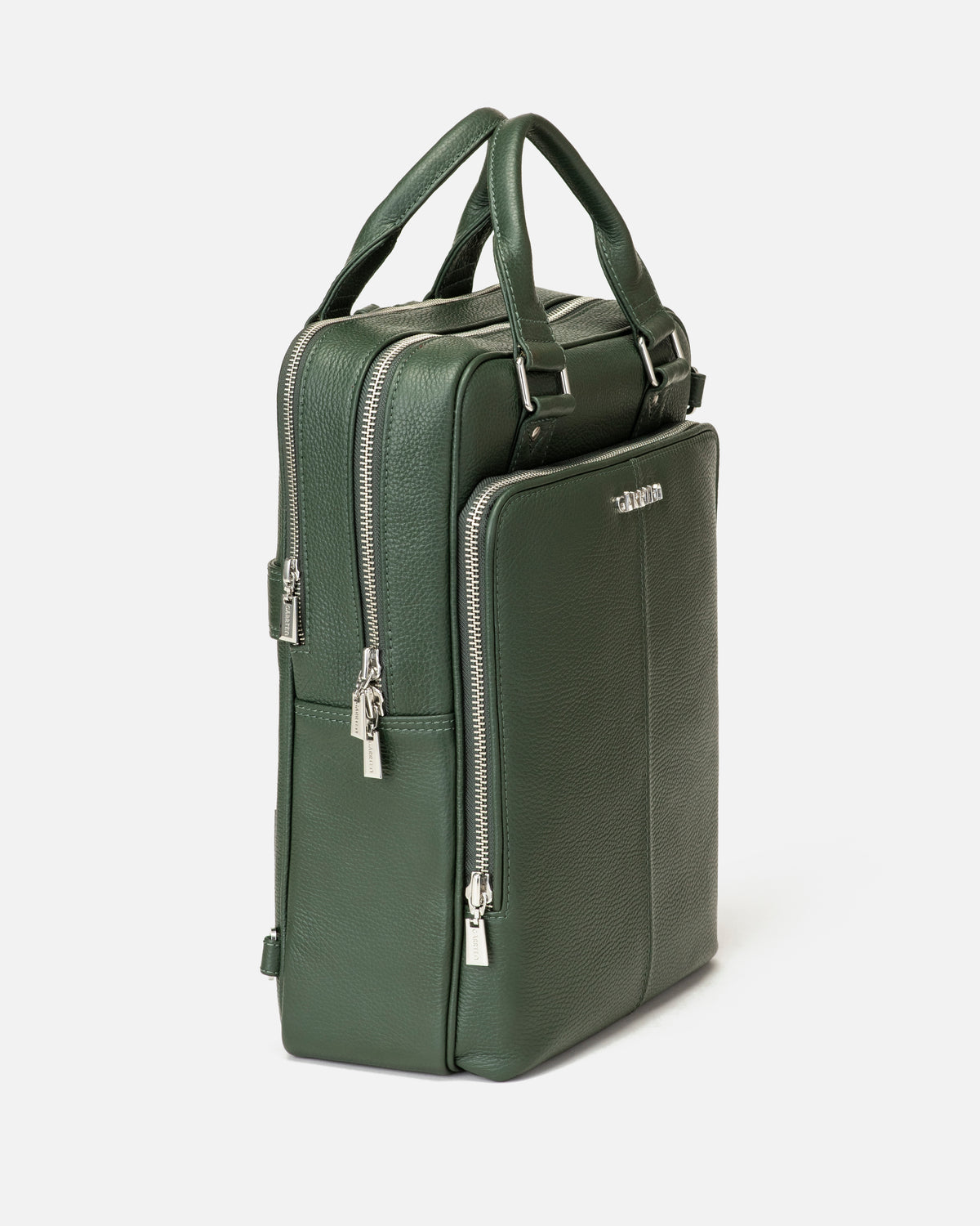 821 Signature Italian Leather Backpack - Forest Green