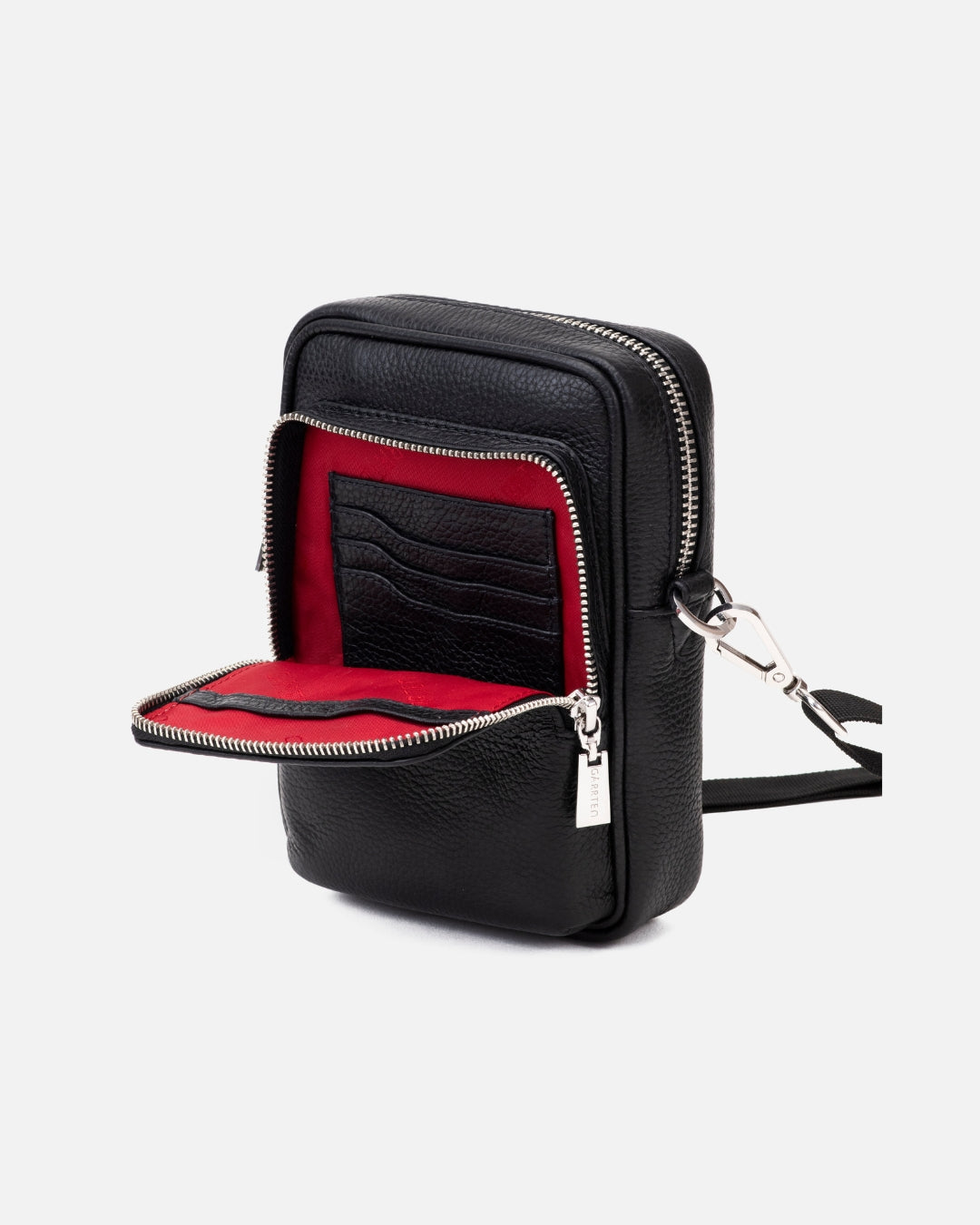 508 Leather Mini Crossbody Bag - Carbon Black