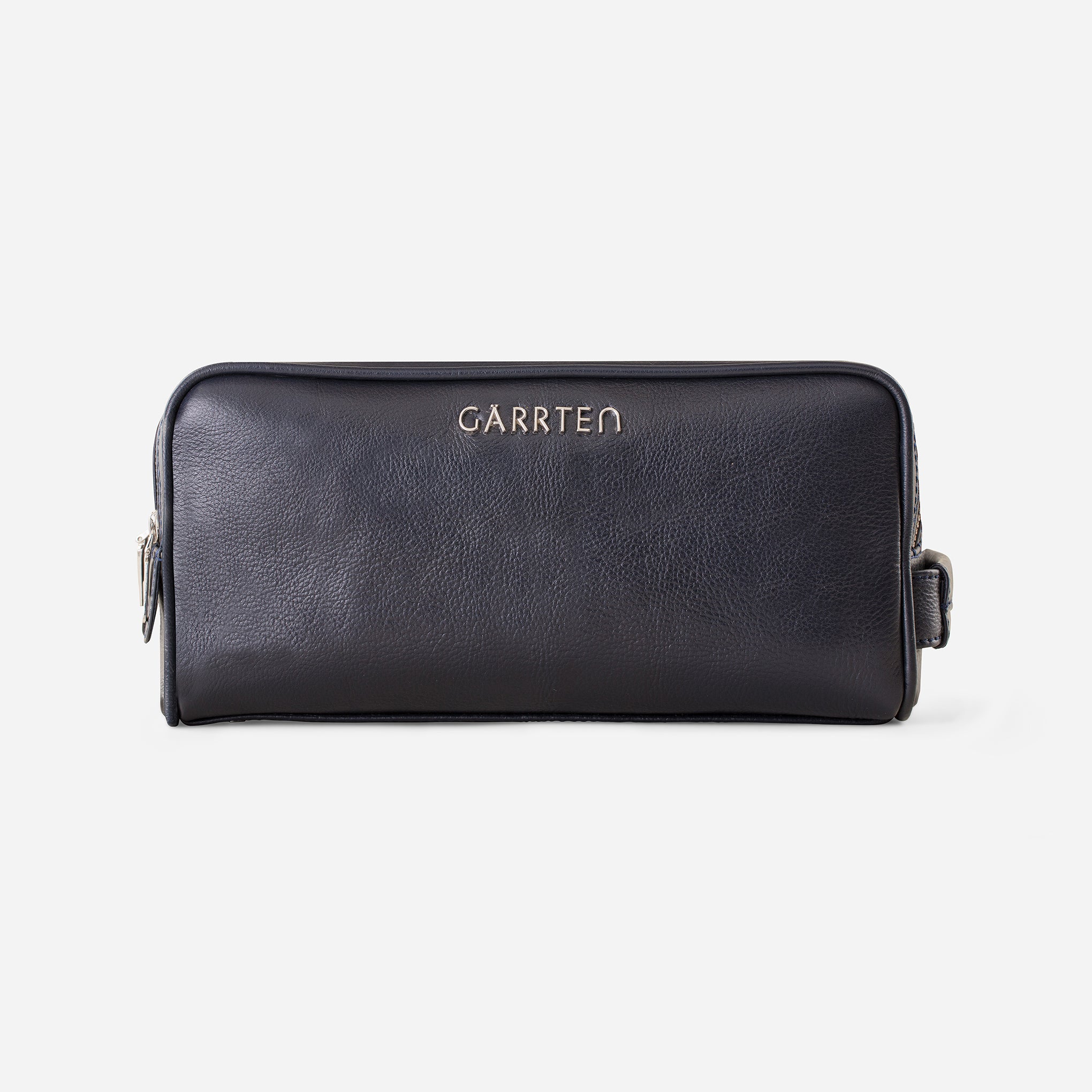 Leather Dopp Kit - Midnight Blue