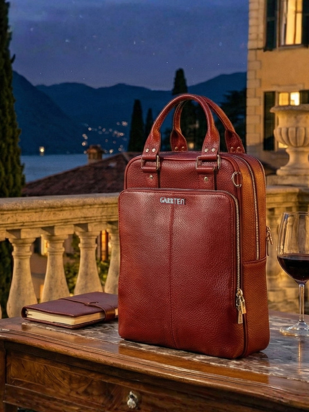 369 CXO Italian Leather Backpack