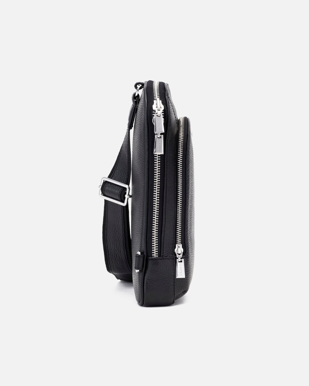 518 Leather Crossbody Sling Bag - Carbon Black