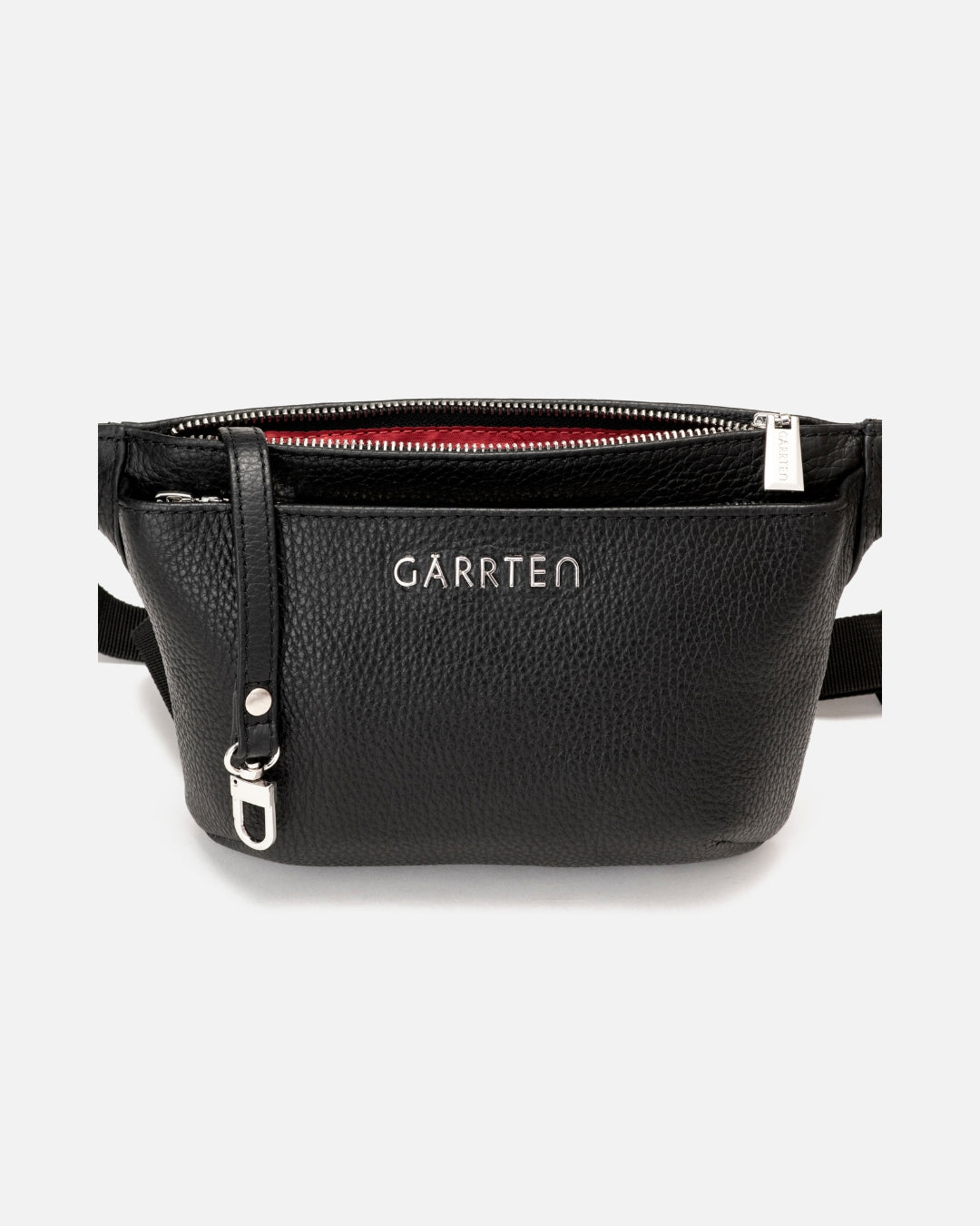 528 Leather Crossbody Belt Bag - Carbon Black