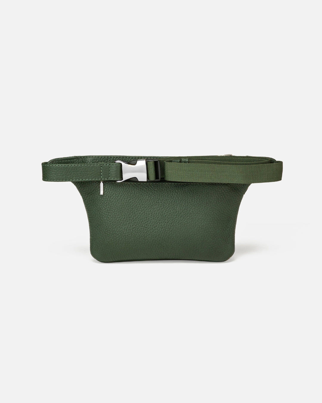 528 Leather Crossbody Belt Bag - Forest Green