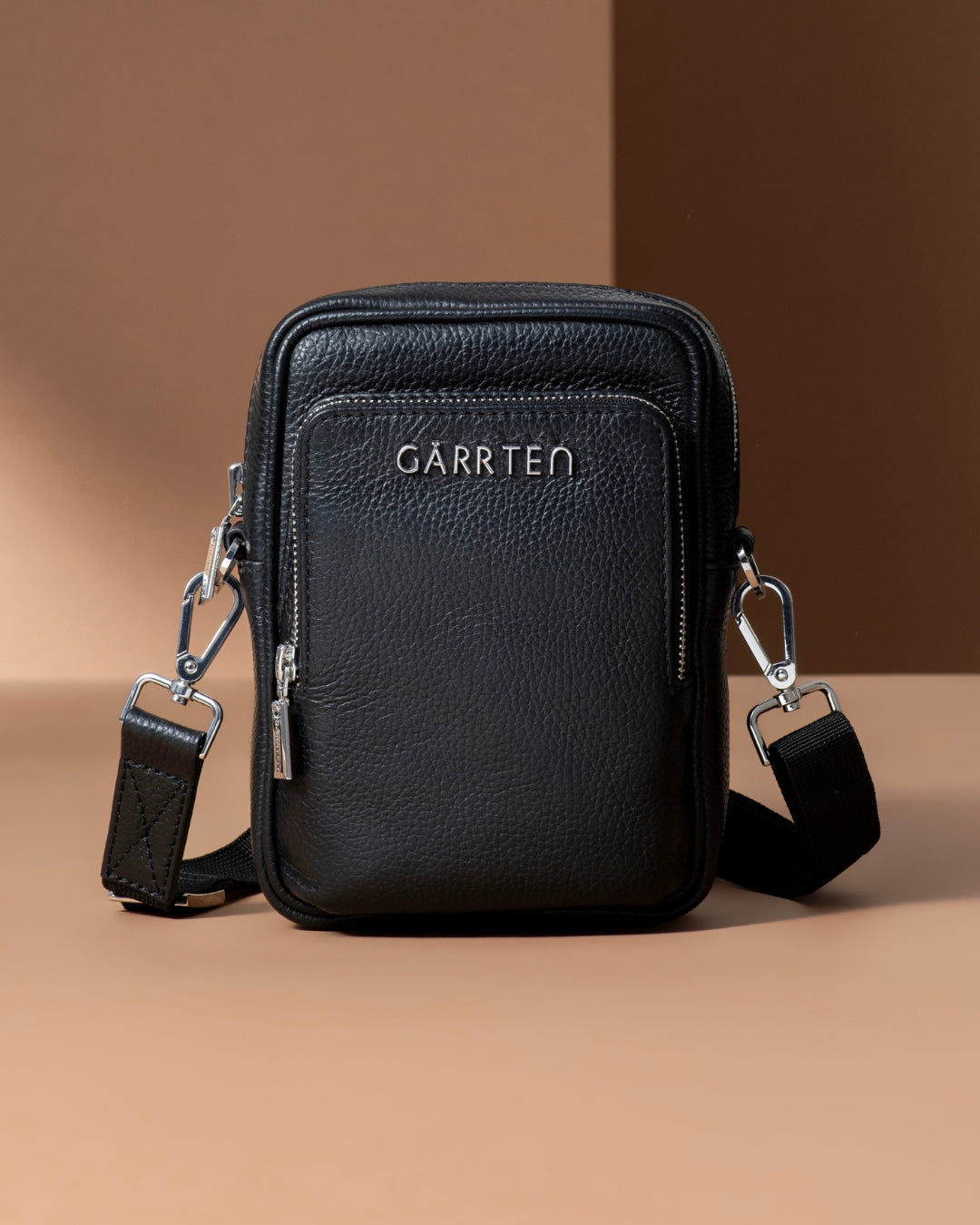 508 Leather Mini Crossbody Bag - Carbon Black