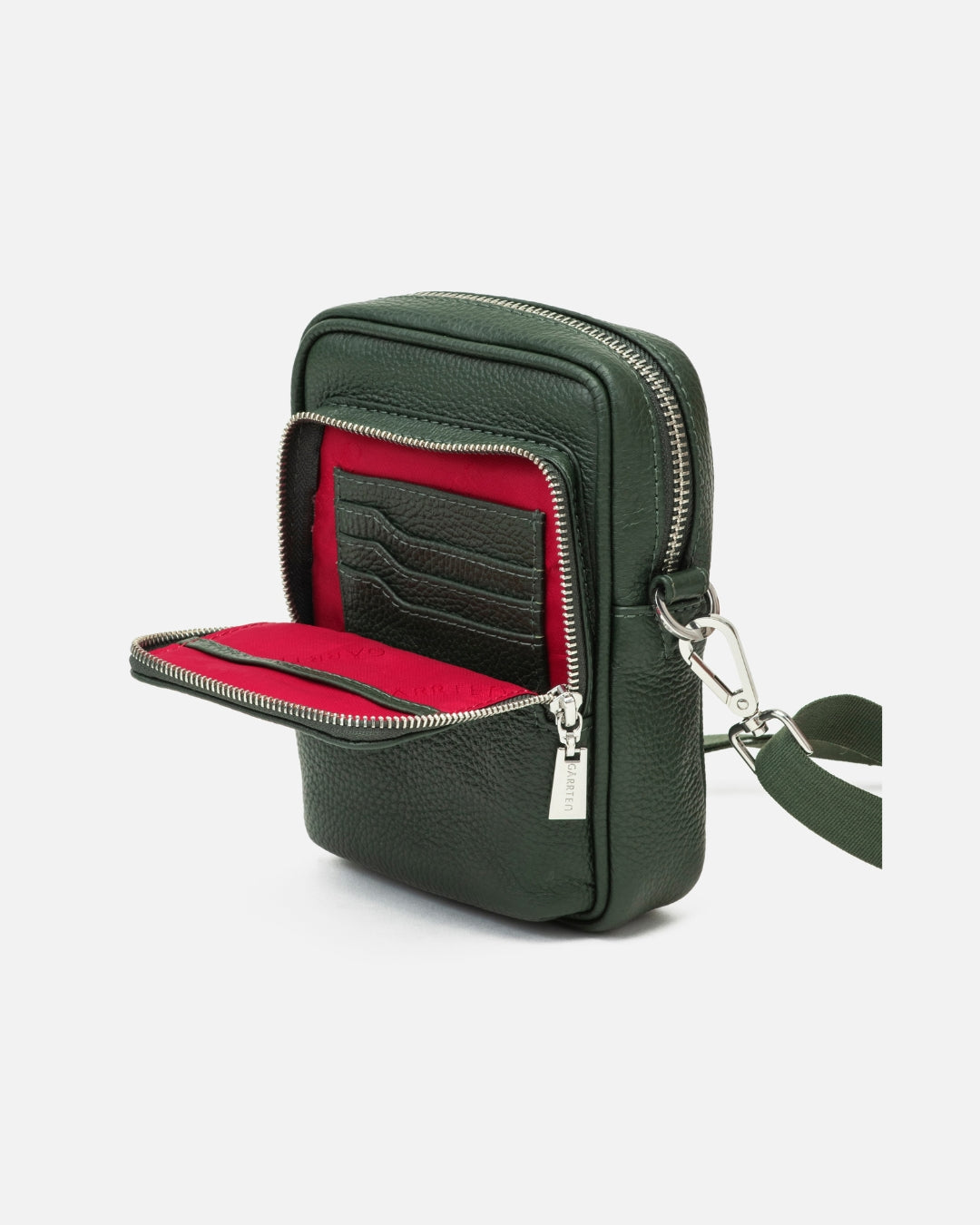 508 Leather Mini Crossbody Bag - Forest Green