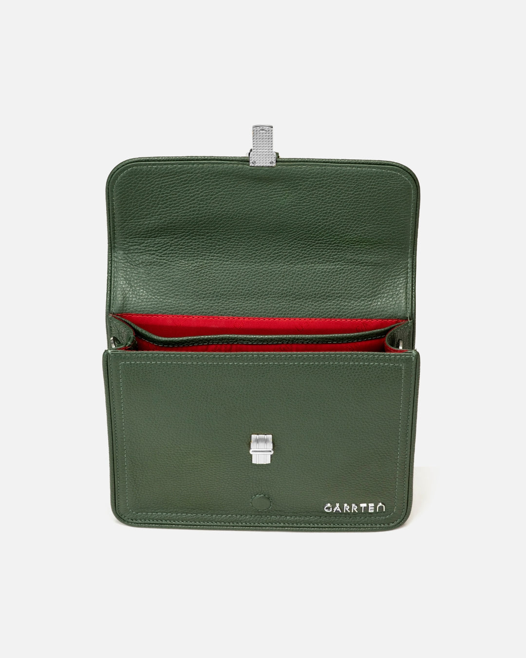538 Leather Satchel Bag - Forest Green